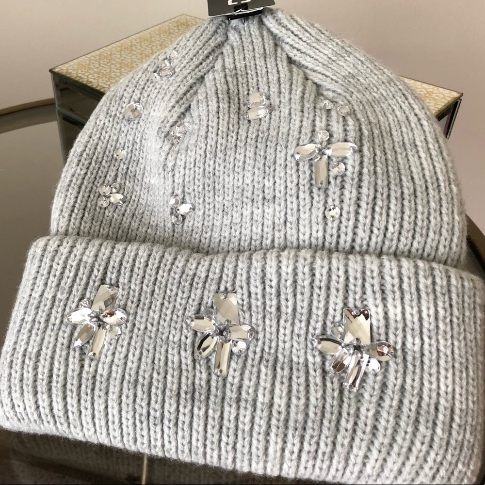 Brand New Jeweled Thick Winter Hat